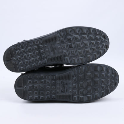 Baskets VLTN Valentino Garavani en cuir noir et blanc, pointure 42