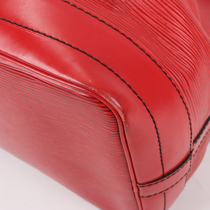 LOUIS VUITTON Epi Leder Noe Umhängetasche in Rot