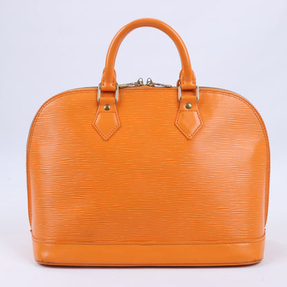 Louis Vuitton Epi Leather Alma PM Handbag in Orange M40623