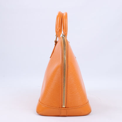Louis Vuitton Epi Leather Alma PM Handbag in Orange M40623