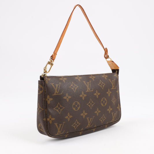 Louis Vuitton Monogram Canvas Pochette Accessoires Handbag M51980