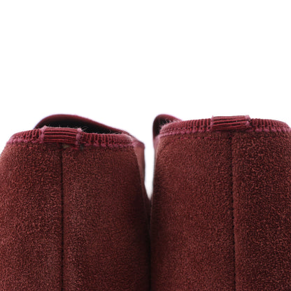 CORNELIANI Samt-Loafer in Burgund, Größe 40 EU