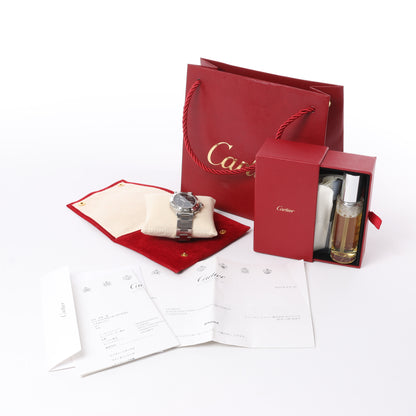 CARTIER Pasha C W31049M7 2550824719CD SS AT Black Dial Watch