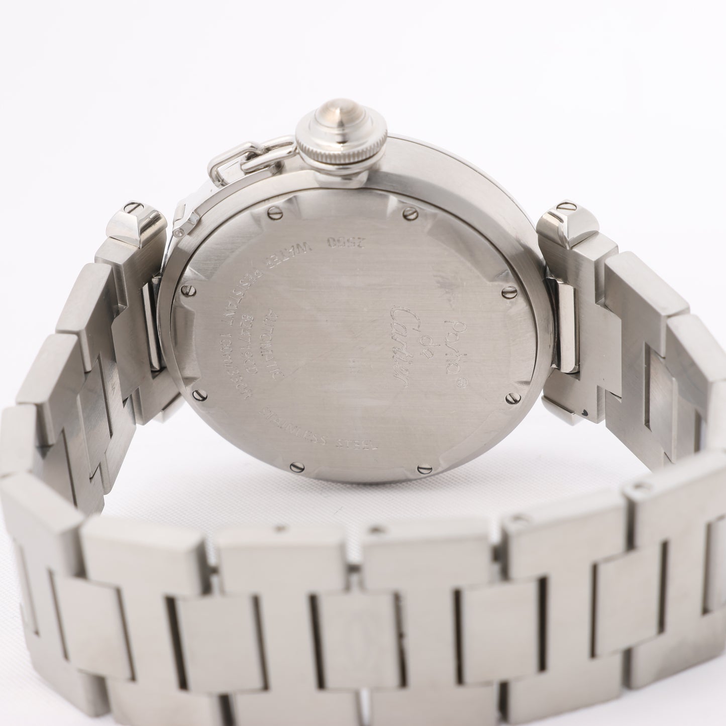 CARTIER Pasha C W31049M7 2550824719CD SS AT Black Dial Watch