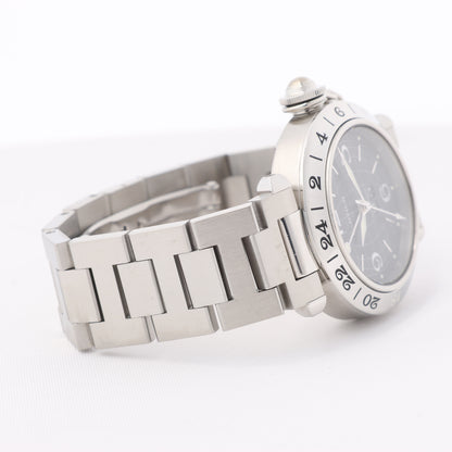 CARTIER Pasha C W31049M7 2550824719CD SS AT Black Dial Watch