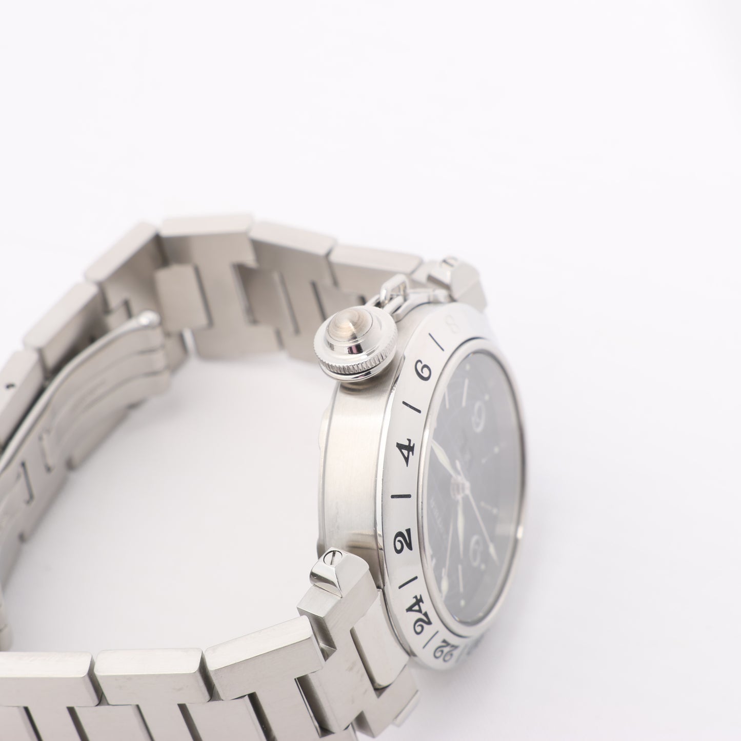 CARTIER Pasha C W31049M7 2550824719CD SS AT Black Dial Watch