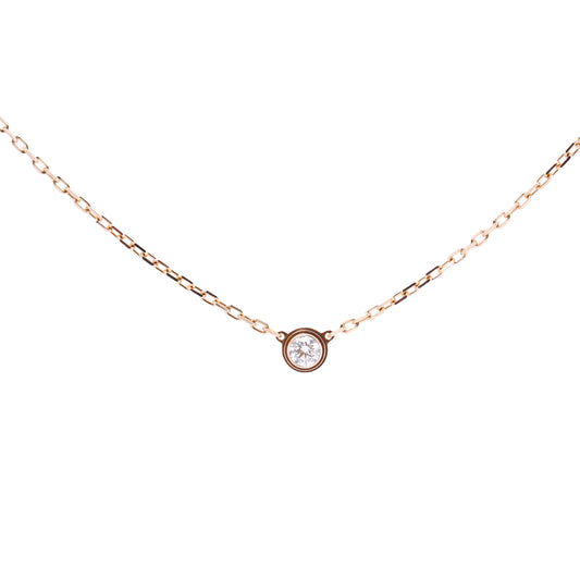 Cartier Damenuhr SM Diamanthalskette 750(PG) 2,7g CRB7215700