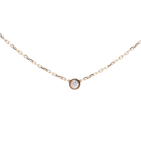Cartier Damenuhr SM Diamanthalskette 750(YG) 2,7g