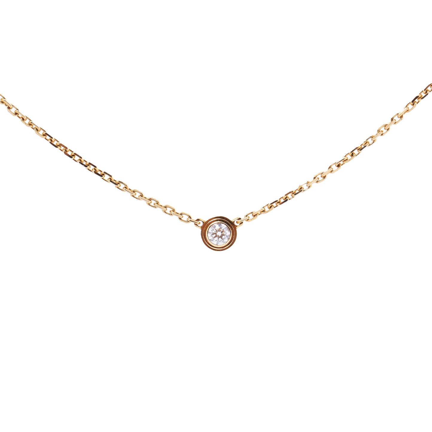 Cartier Damenuhr XS Diamanthalskette 750(YG) 2,2g CRB7224517