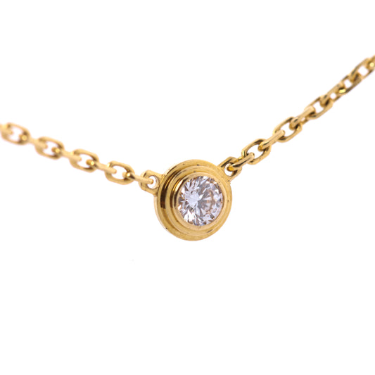 Cartier Damenuhr XS Diamanthalskette 750(YG) 2,2g CRB7224517