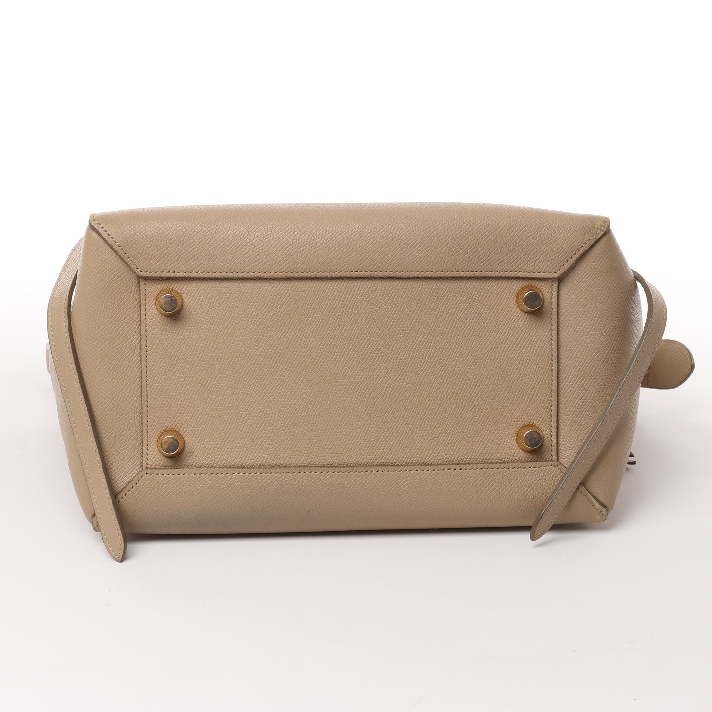 Celine Belt Bag Mini 2-Wege-Handtasche aus Leder in Beige