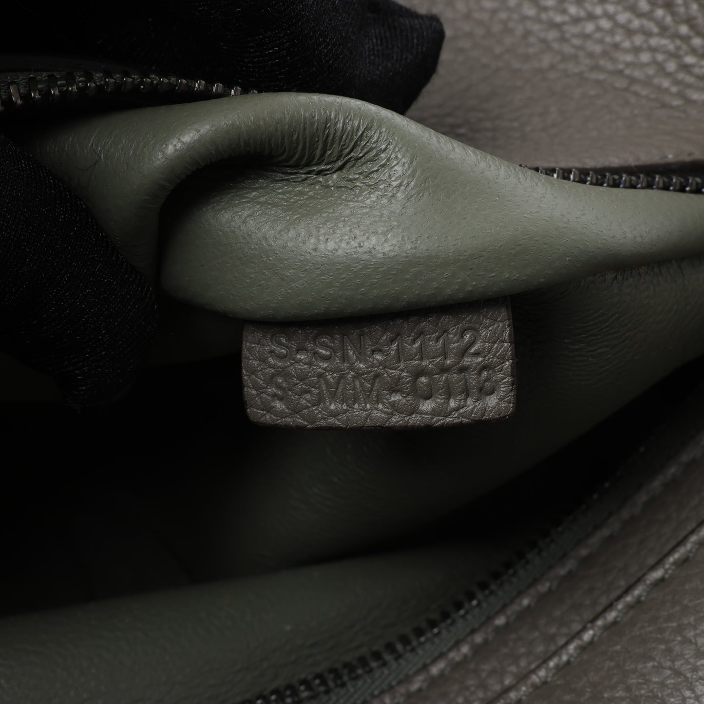 CELINE Trapeze Small Leder x Wildleder 2Way Handtasche in Grau