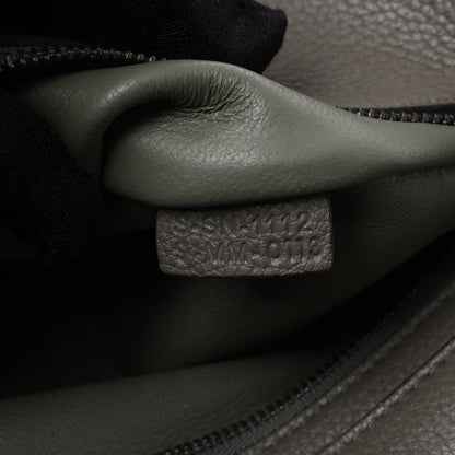 CELINE Trapeze Small Leder x Wildleder 2Way Handtasche in Grau