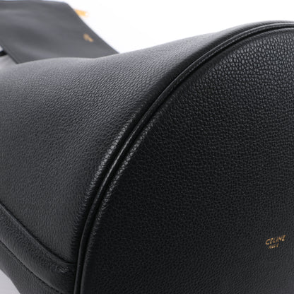 Celine Teen Bucket 16 Leather 2 Way Handbag in Black
