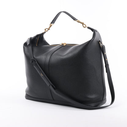 CELINE 6 Sith Leder 2Way Schultertasche in Schwarz