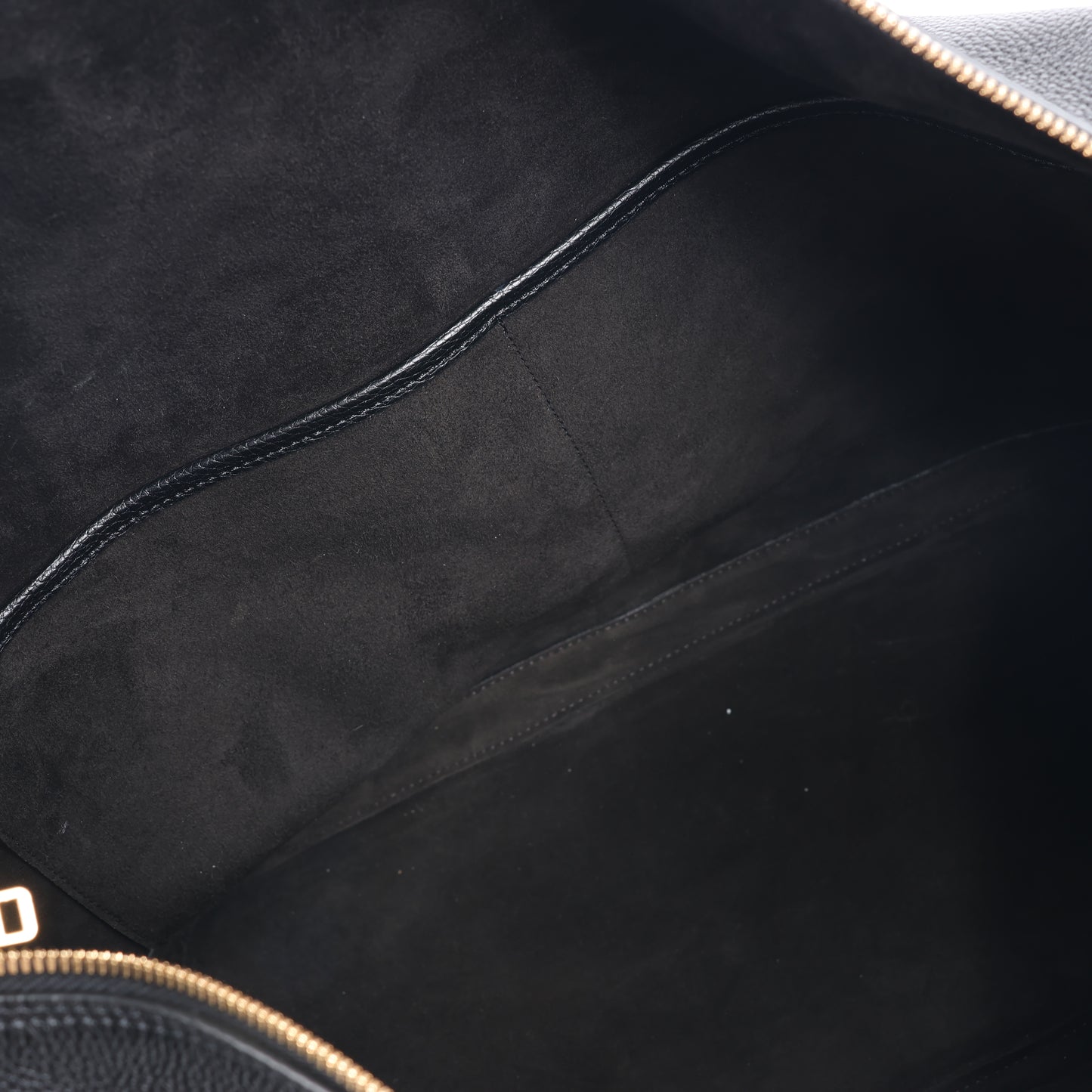 CELINE 6 Sith Leder 2Way Schultertasche in Schwarz
