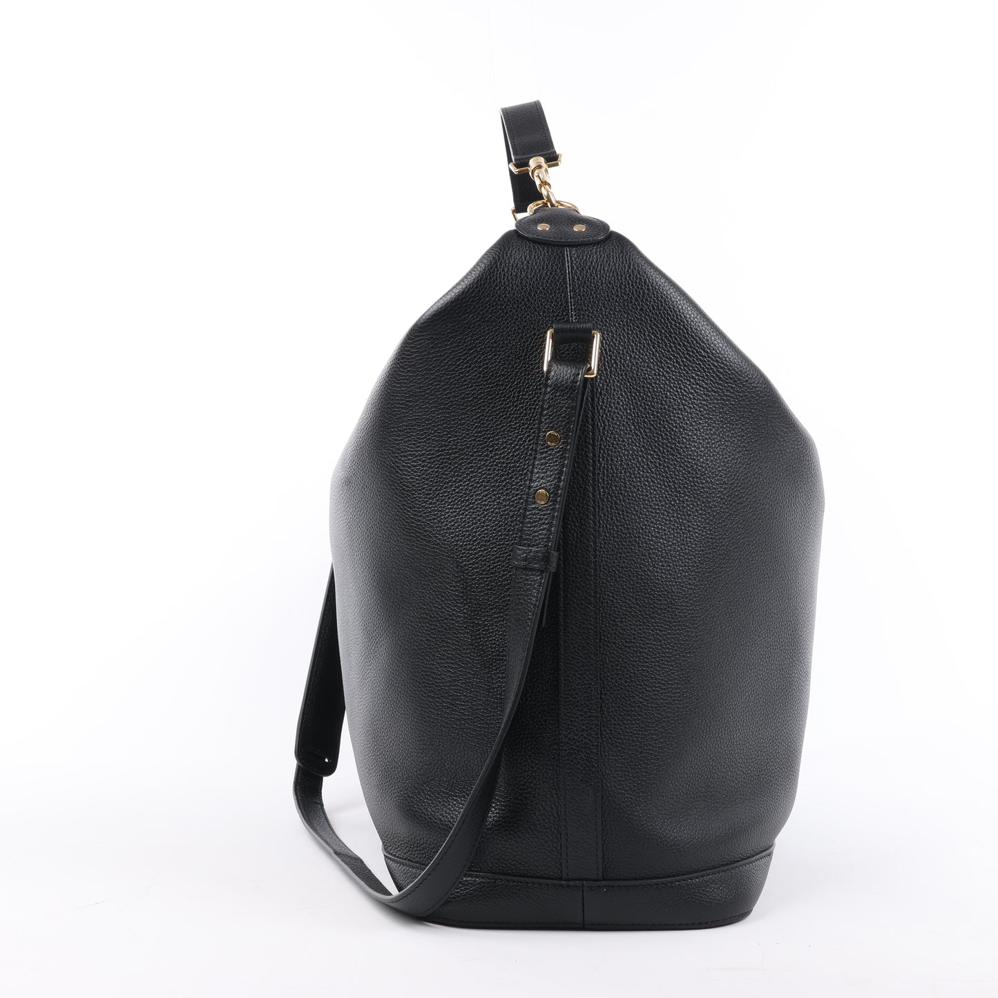 CELINE 6 Sith Leder 2Way Schultertasche in Schwarz