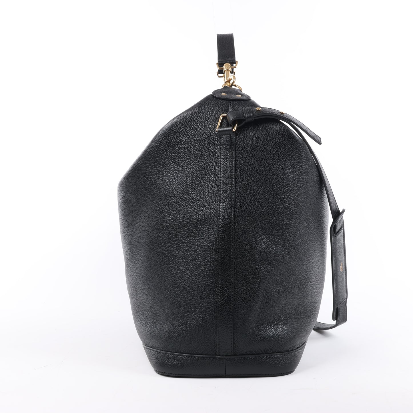 CELINE 6 Sith Leder 2Way Schultertasche in Schwarz