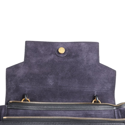 Celine – Gürteltasche Mini – 2-Wege-Handtasche aus schwarzem Leder