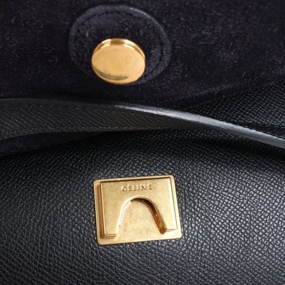 Celine – Gürteltasche Mini – 2-Wege-Handtasche aus schwarzem Leder