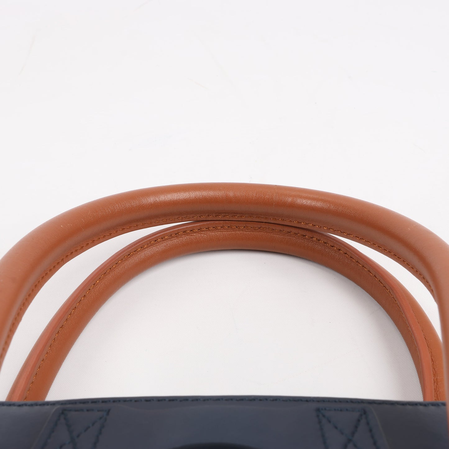 CELINE Luggage Micro Leder x Wildleder Handtasche dreifarbig in Braun