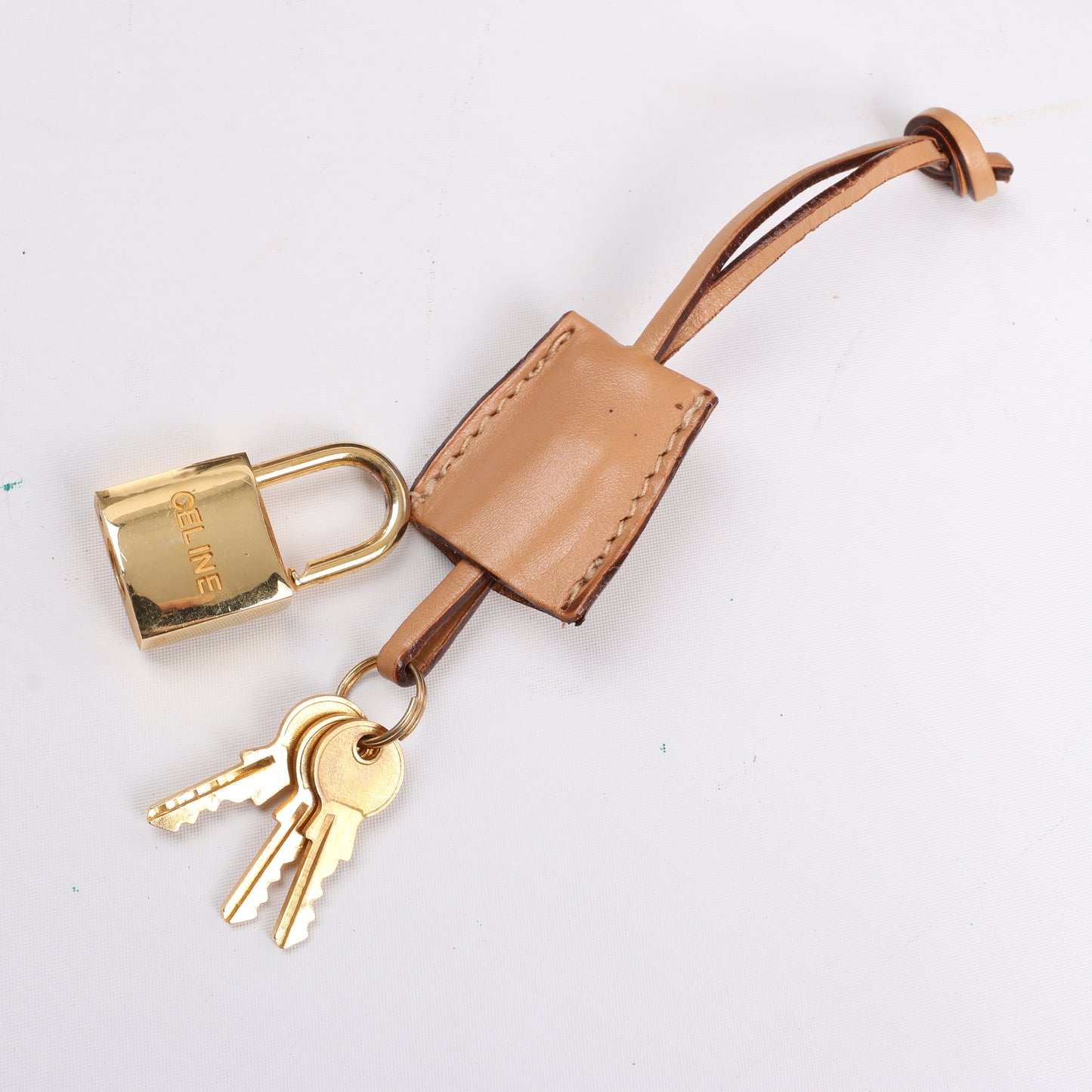 Celine Macadam Boston Reisetasche aus PVC und Leder in Braun
