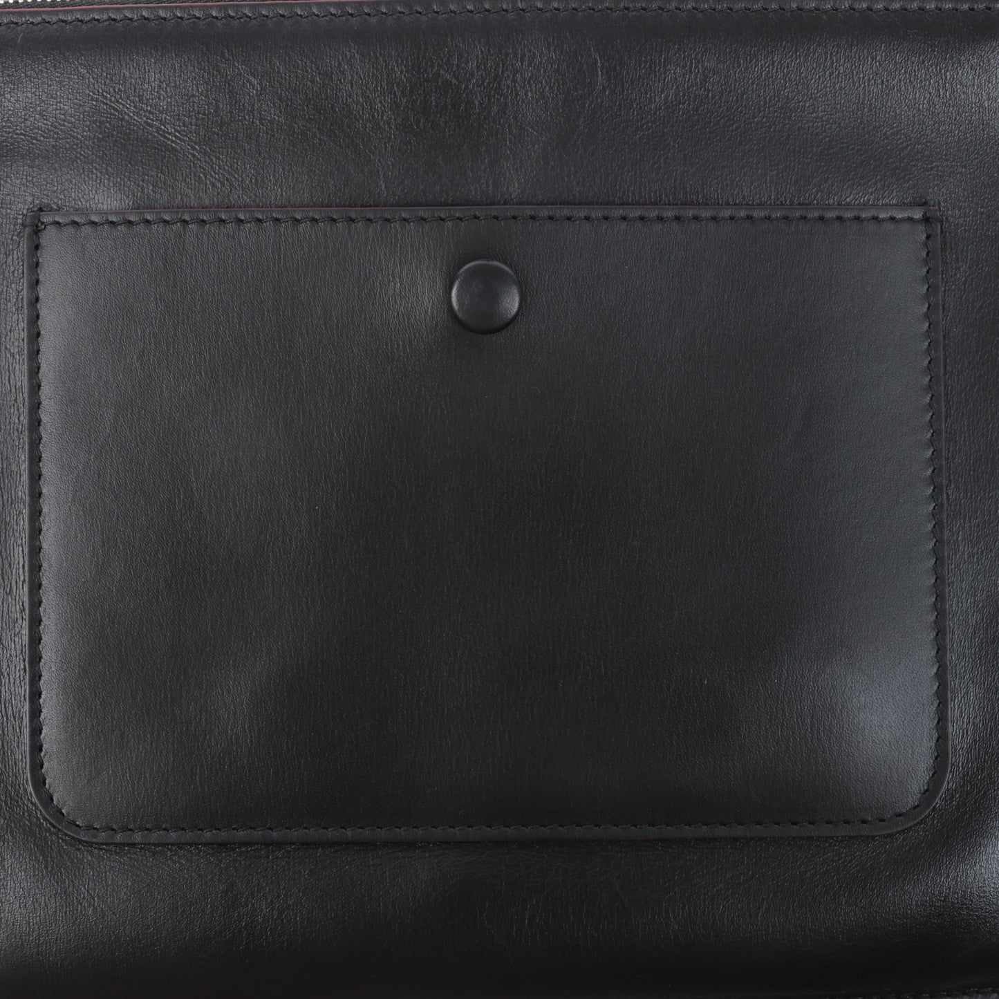 Celine Trio Oversized Edge Leder-Umhängetasche in Schwarz