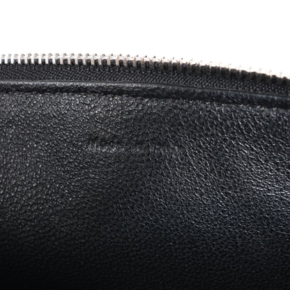 Celine Trio Oversized Edge Leder-Umhängetasche in Schwarz