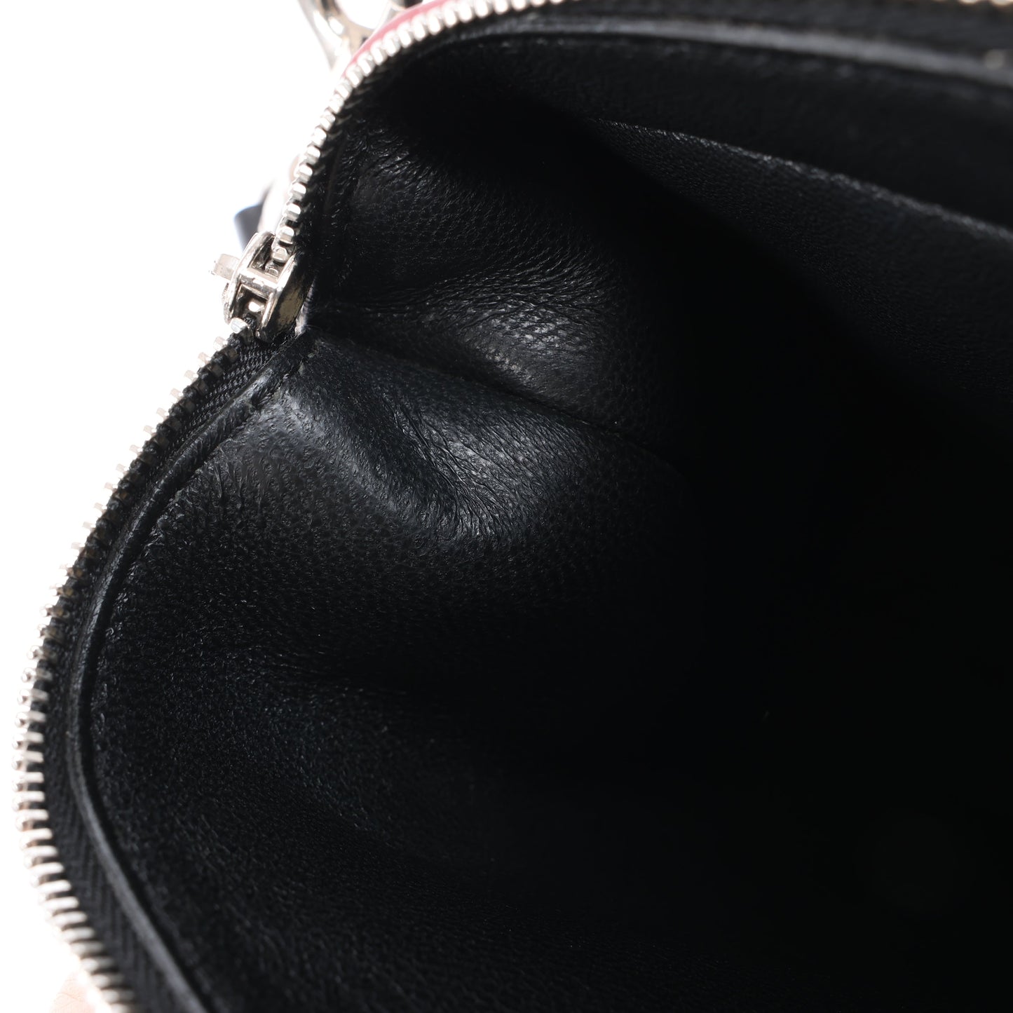 Celine Trio Oversized Edge Leder-Umhängetasche in Schwarz
