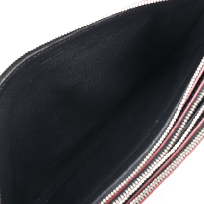 Celine Trio Oversized Edge Leder-Umhängetasche in Schwarz