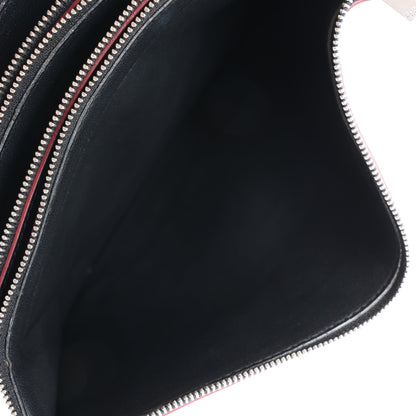 Celine Trio Oversized Edge Leder-Umhängetasche in Schwarz