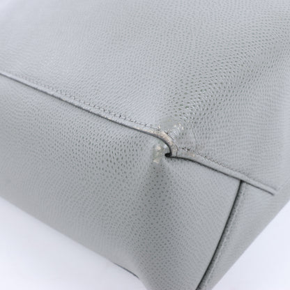 CELINE Vertical Cabas Kleine 2-Wege-Handtasche aus Leder in Grau