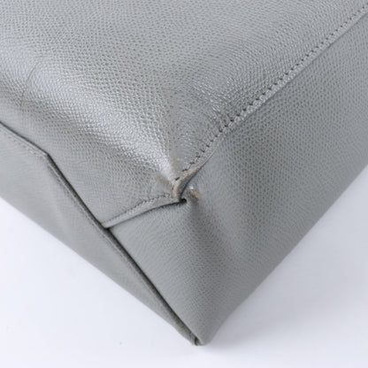 CELINE Vertical Cabas Kleine 2-Wege-Handtasche aus Leder in Grau