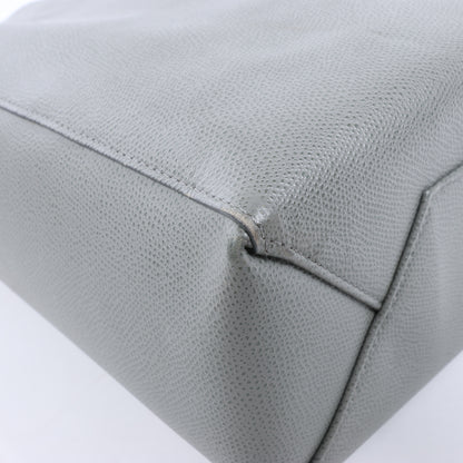 CELINE Vertical Cabas Kleine 2-Wege-Handtasche aus Leder in Grau