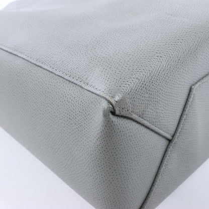 CELINE Vertical Cabas Kleine 2-Wege-Handtasche aus Leder in Grau