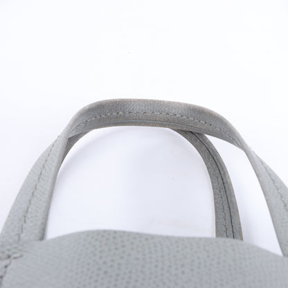 CELINE Vertical Cabas Kleine 2-Wege-Handtasche aus Leder in Grau