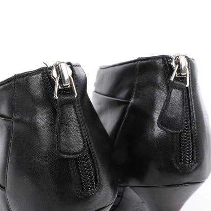 Chanel Coco Mark Camelia Lederstiefeletten in Schwarz G28629, Größe 37,5 EU
