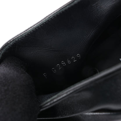 Chanel Coco Mark Camelia Lederstiefeletten in Schwarz G28629, Größe 37,5 EU