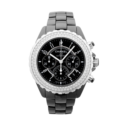 Chanel J12 H1009 IG17972 SS×CE AT Uhr mit schwarzem Zifferblatt