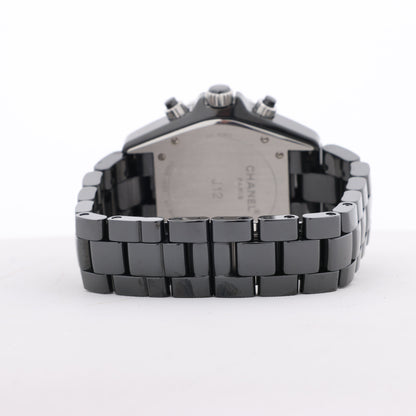 Chanel J12 H1009 IG17972 SS×CE AT Uhr mit schwarzem Zifferblatt