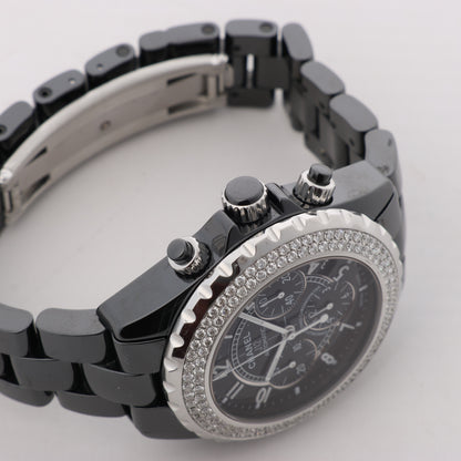 Chanel J12 H1009 IG17972 SS×CE AT Uhr mit schwarzem Zifferblatt