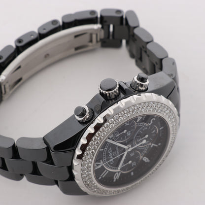 Chanel J12 H1009 IG17972 SS×CE AT Uhr mit schwarzem Zifferblatt
