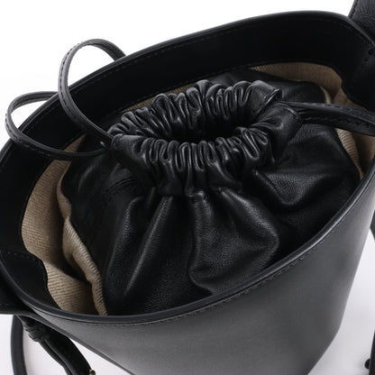 Chloe Sense Buckets Leather 2Way Handbag in Black