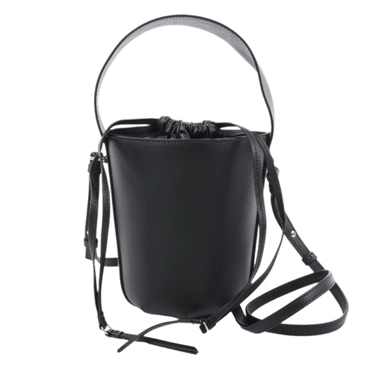 Chloe Sense Buckets 2Way-Handtasche aus schwarzem Leder