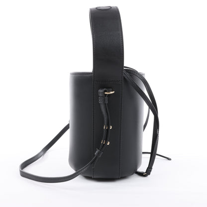 Chloe Sense Buckets Leather 2Way Handbag in Black