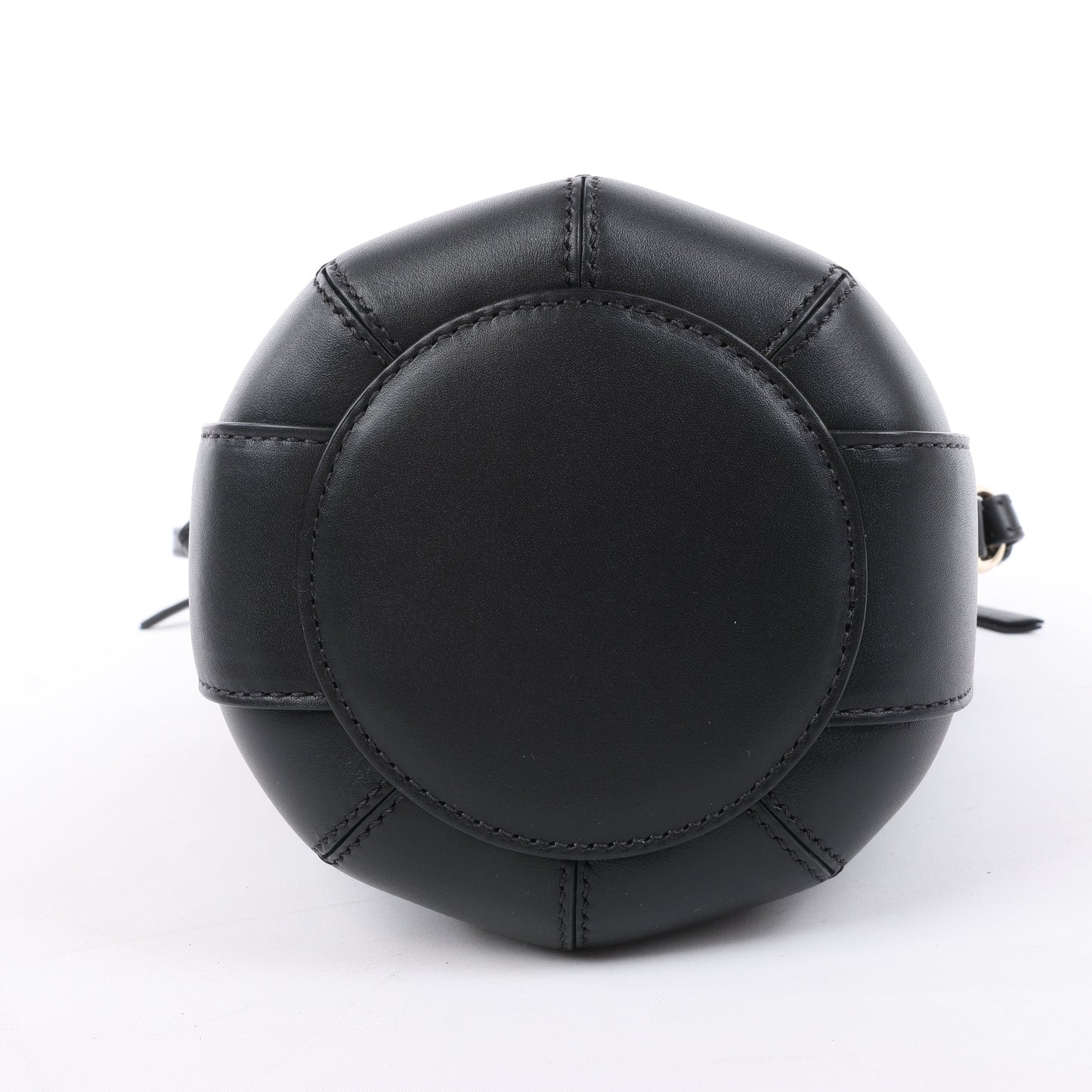 Chloe Sense Buckets Leather 2Way Handbag in Black