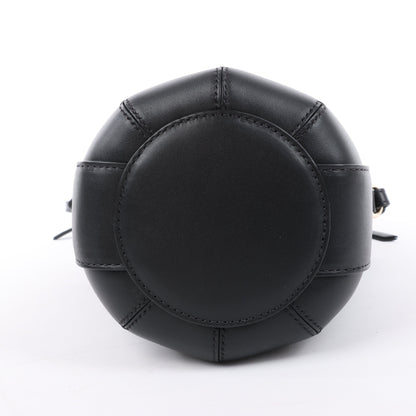 Chloe Sense Buckets Leather 2Way Handbag in Black