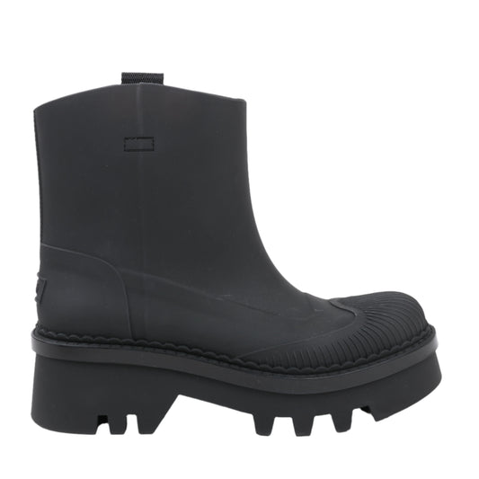 Chloe Gummi-Regenstiefeletten in Schwarz 032324, Größe 39 EU