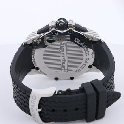 Chopard Mille Miglia 8523 1636351 SS &amp; Rubber AT Uhr mit schwarzem Zifferblatt