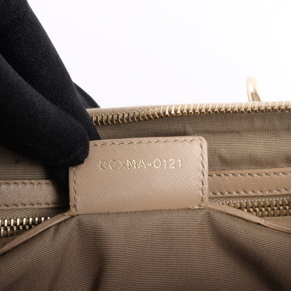 Christian Dior Granville Cannage Lederhandtasche in Beige